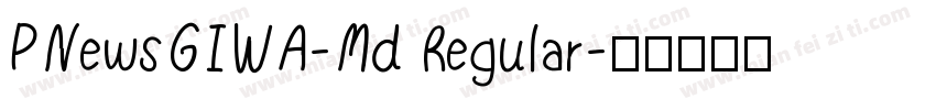 PNewsGIWA-Md Regular字体转换